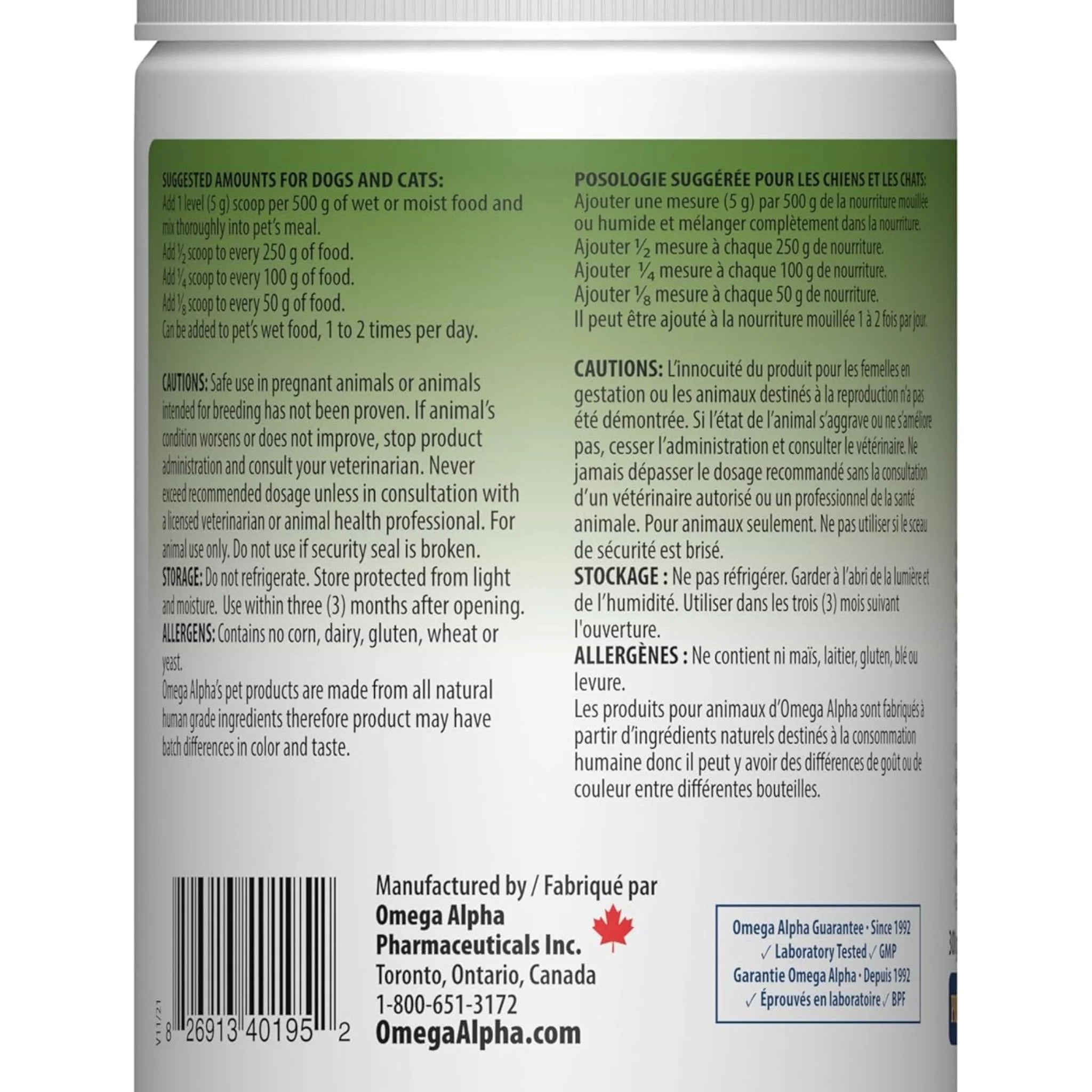 Alpha Omega Nutrify 300g