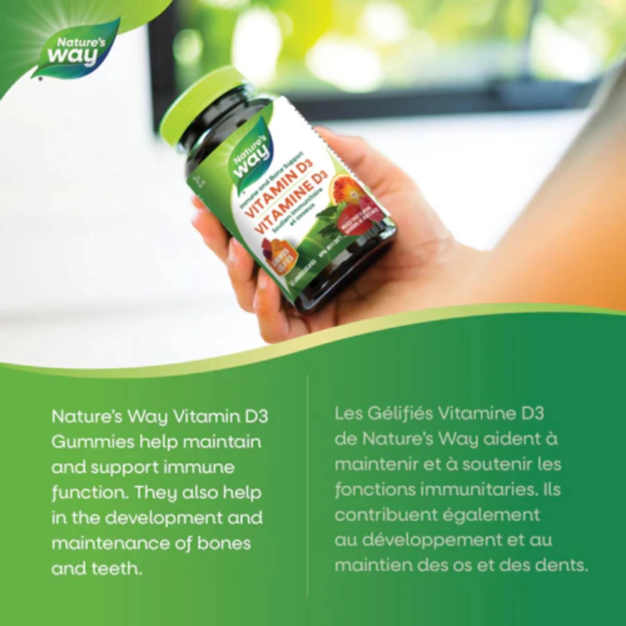 Nature's Way Vitamin D3 60 Gummies