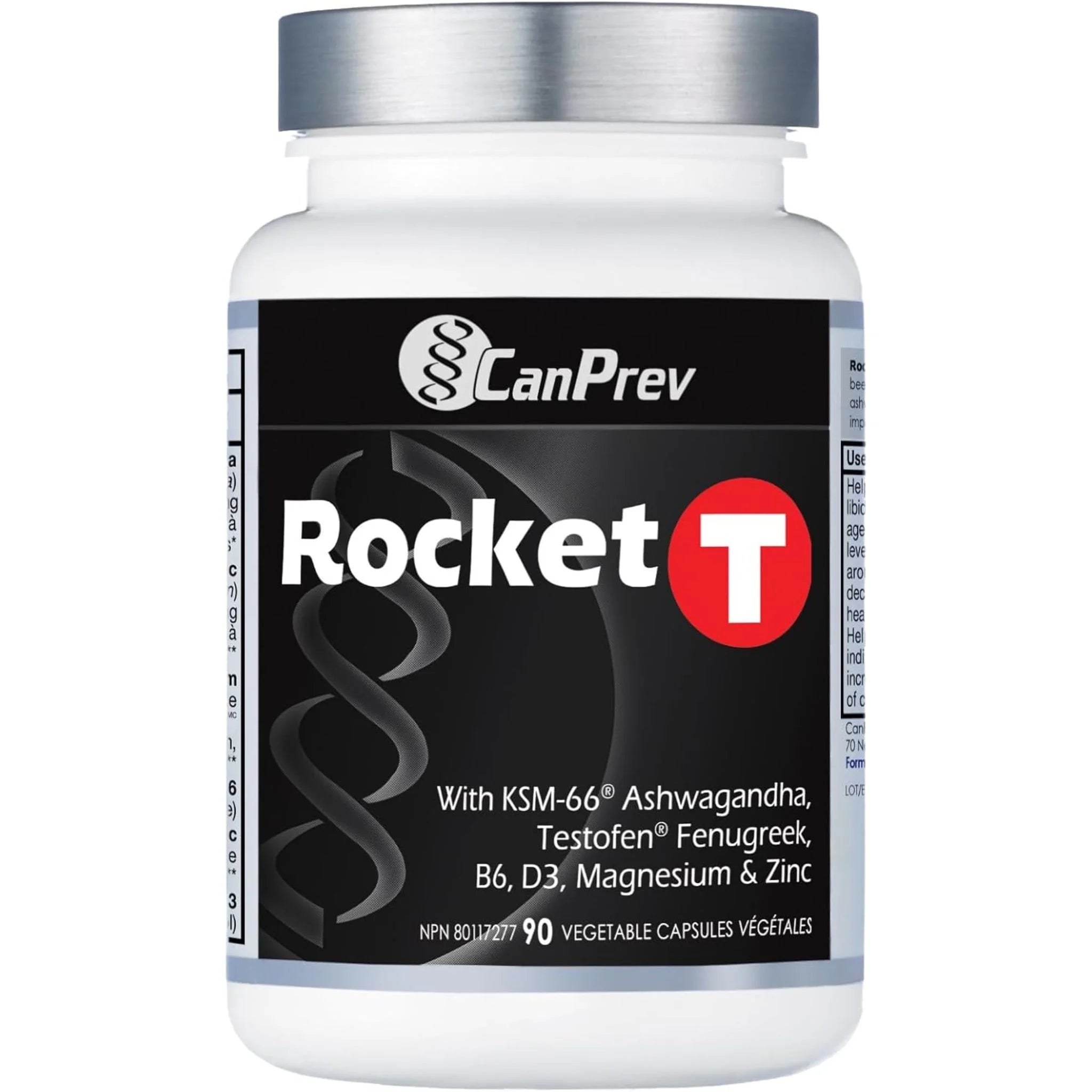 Buy CanPrev Rocket T Testosterone Recharge 90 Vegan Capsules Online ...