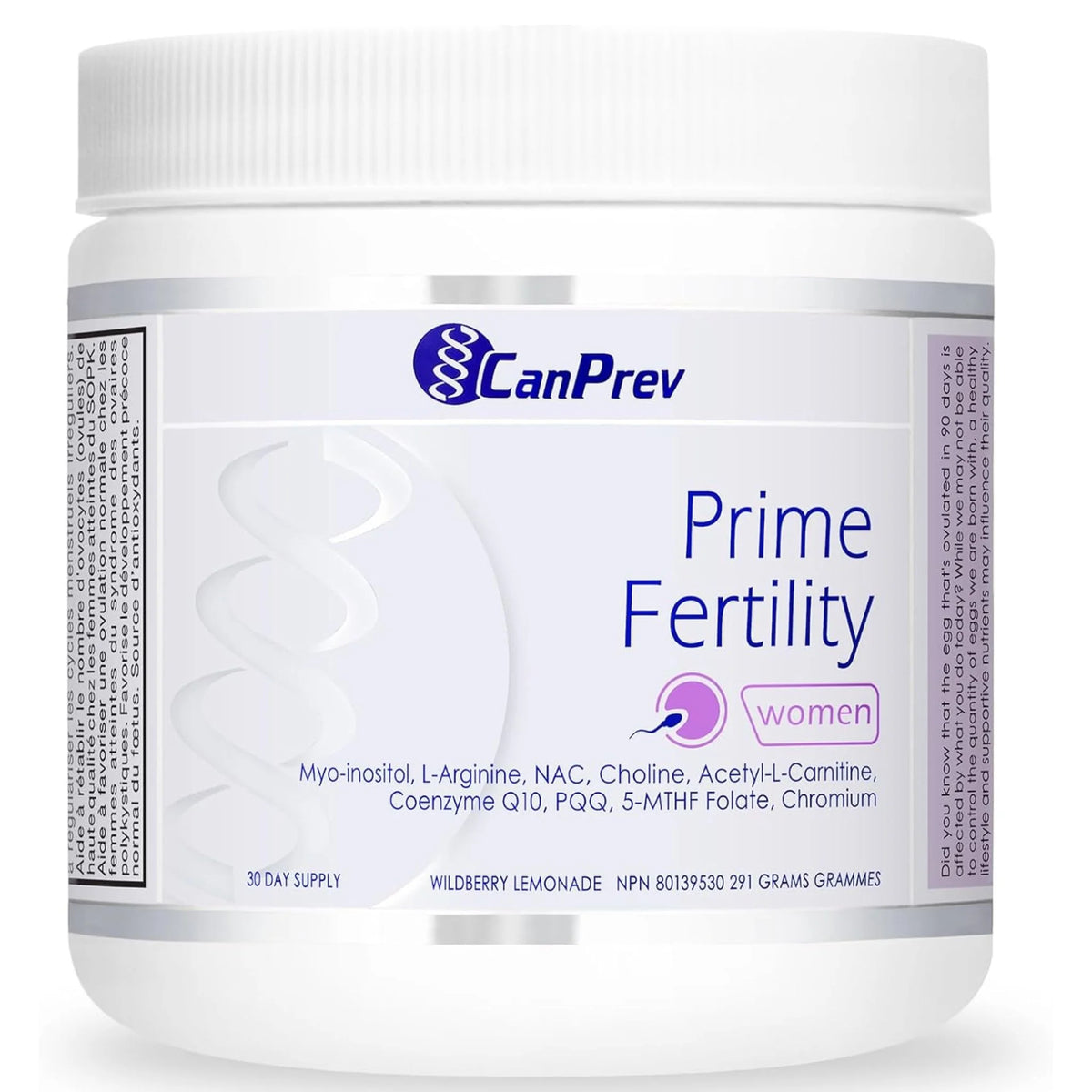 CanPrev Prime Fertility Powder 276g - Nature's Source Inc