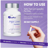 CanPrev Hya Love 60 Vegan Capsules