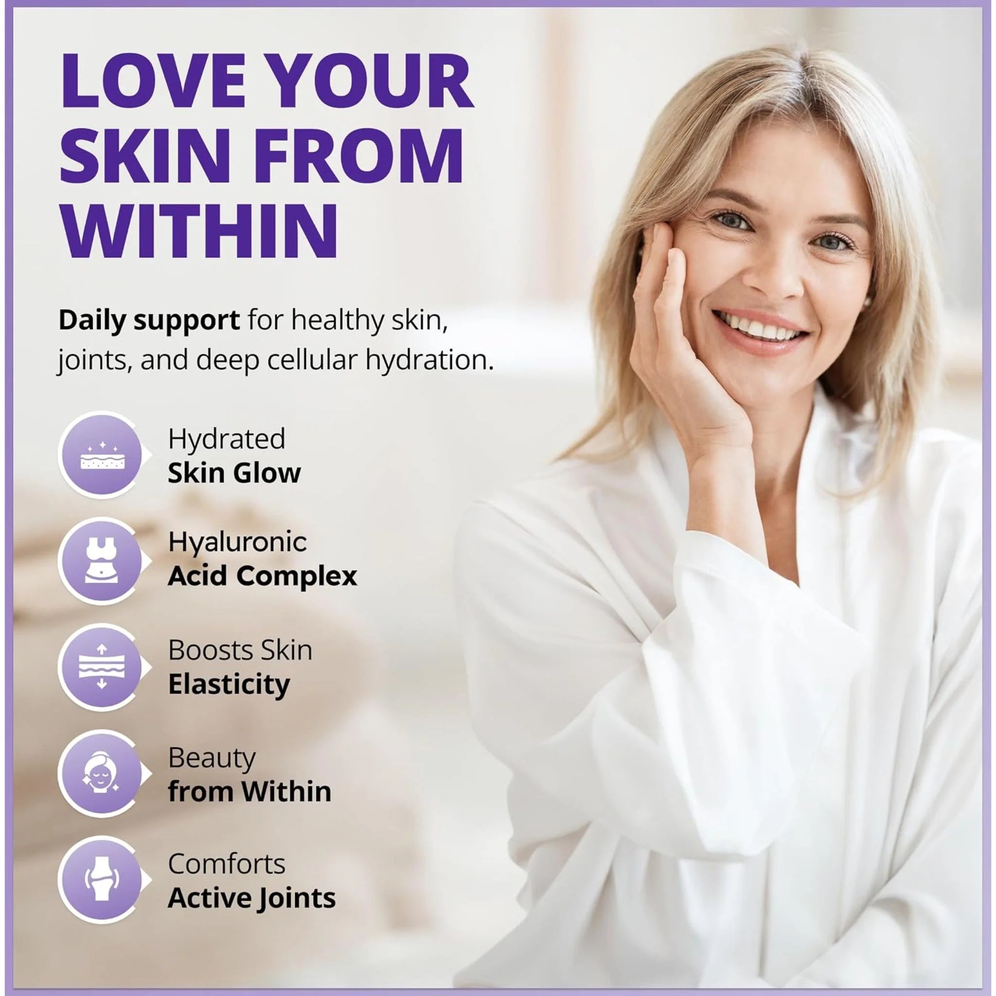 CanPrev Hya Love 60 Vegan Capsules
