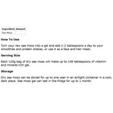 plumpp Irish Sea Moss Gold 120g