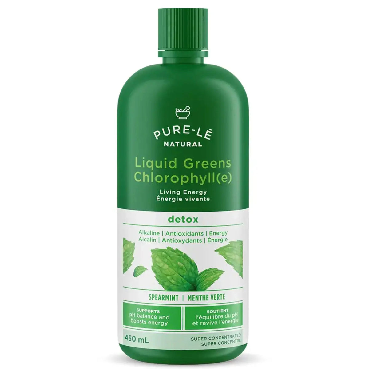 Pure-Le Organic Liquid Greens Mint 450ml