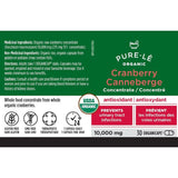 Pure-Le Organic Cranberry 30c