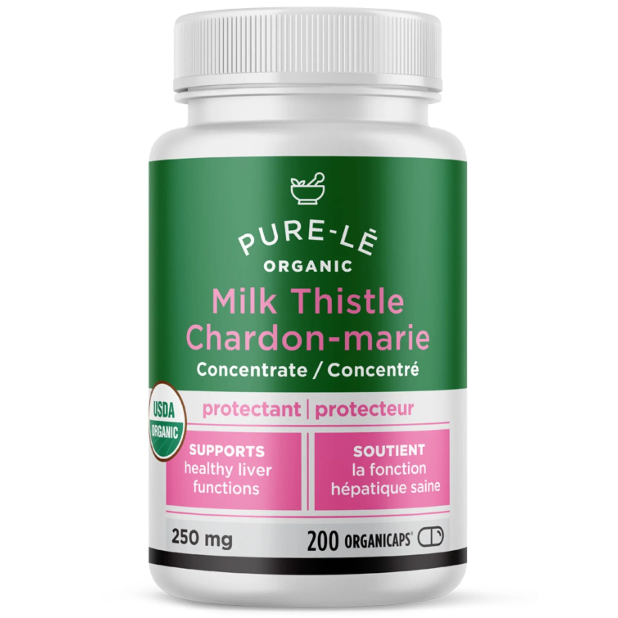 Pure-Le Organic Milk Thistle 60c - Nature's Source Inc
