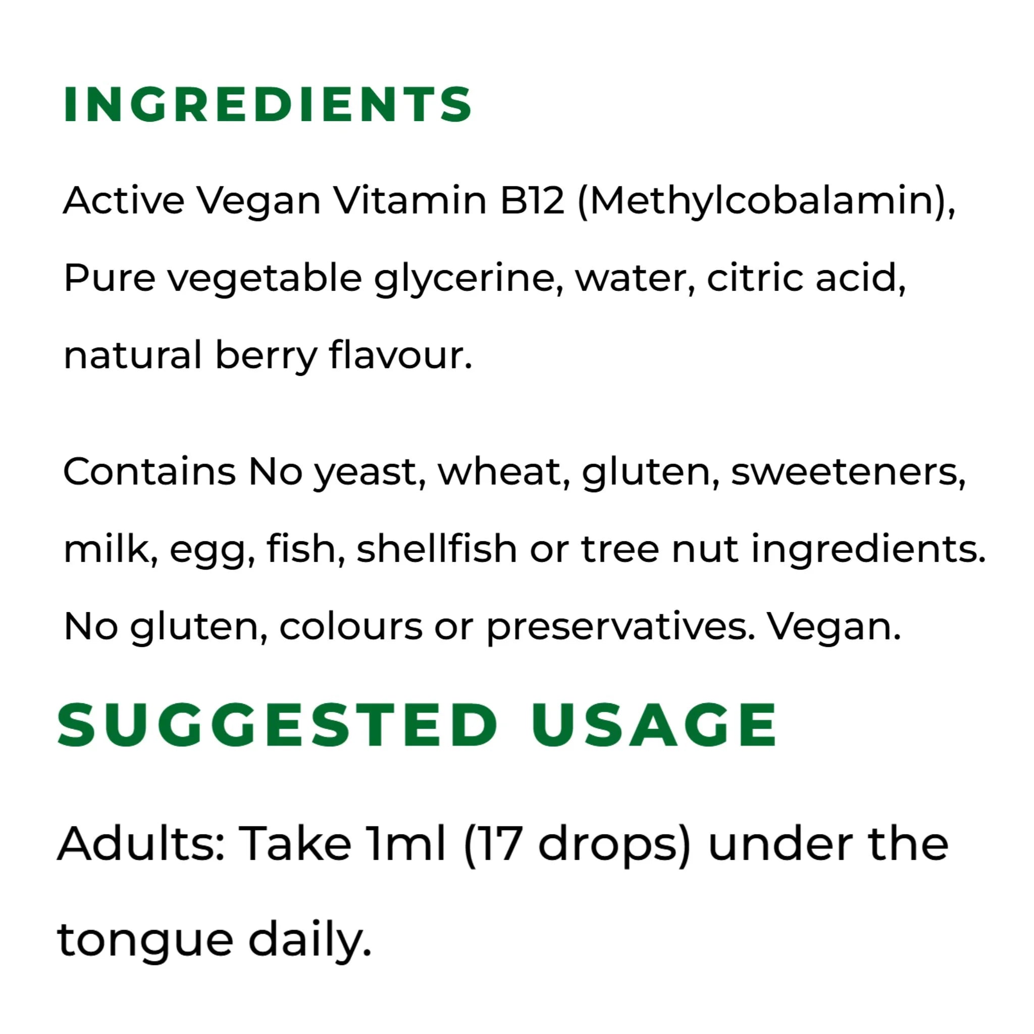 Pure-Le Organic Vitamin B12 50ml