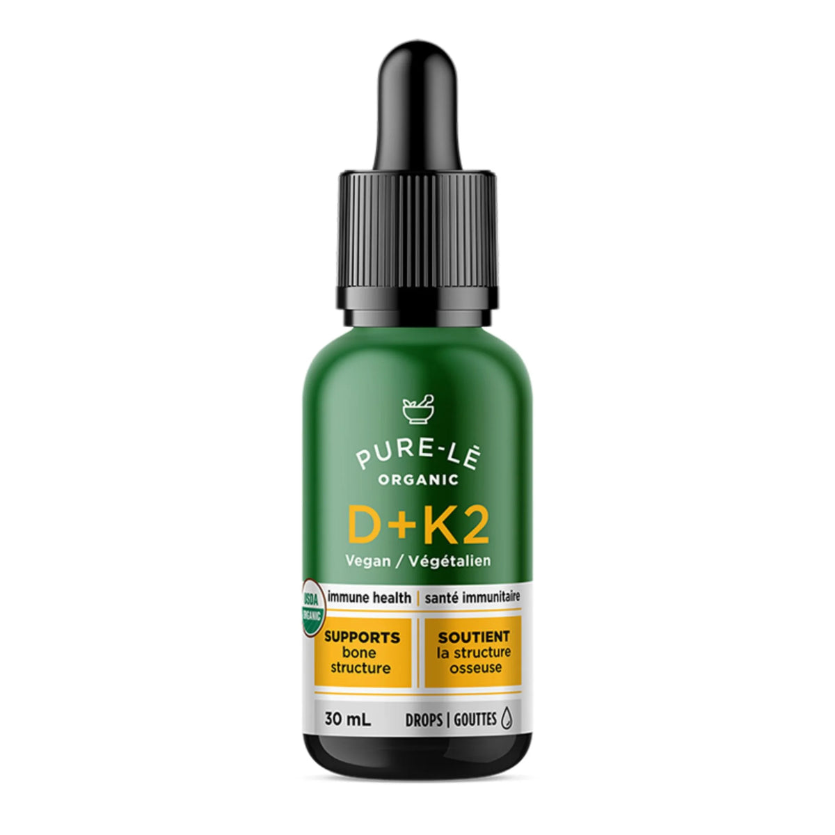 Pure-Le Organic Vitamin D + K2 Vegan 30ml