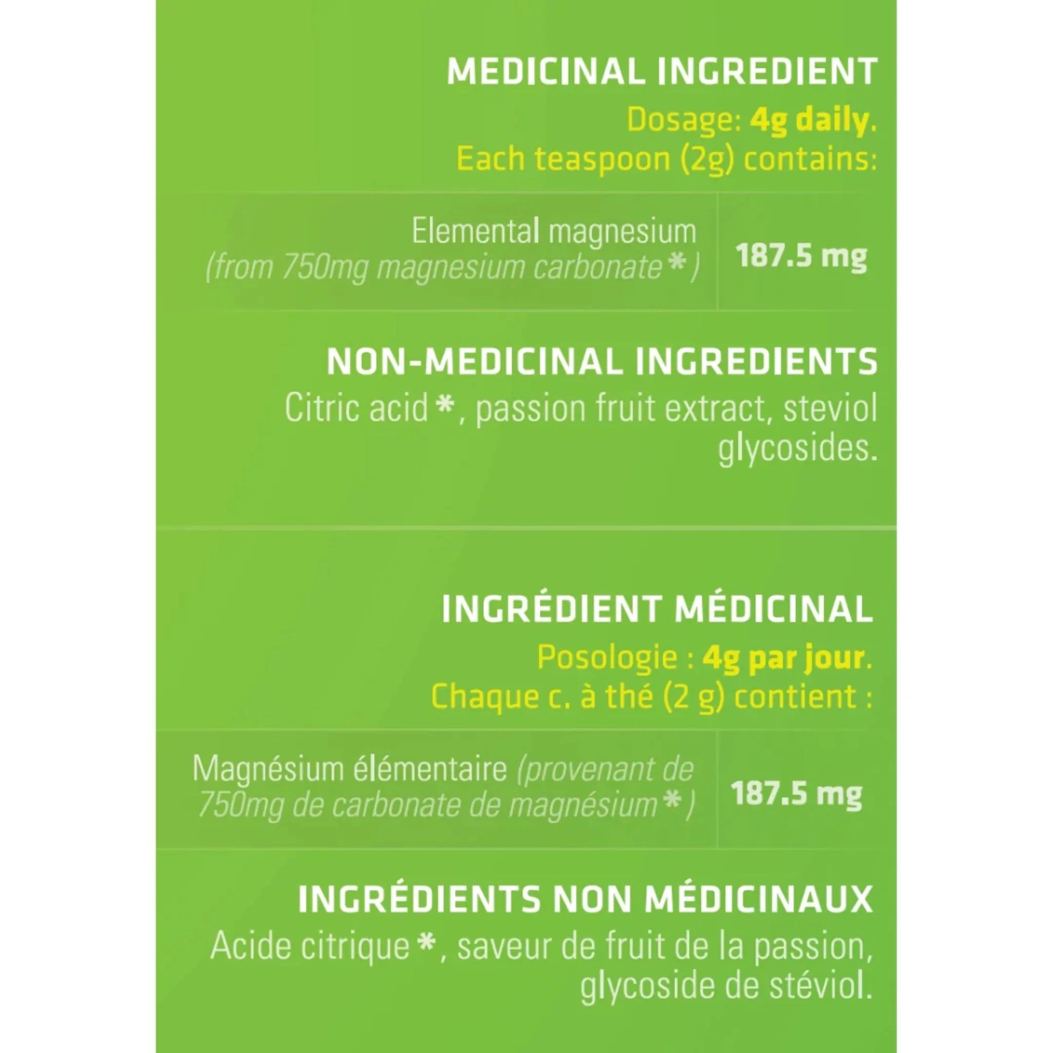 ITL Health Mag365 Passion Fruit 150g