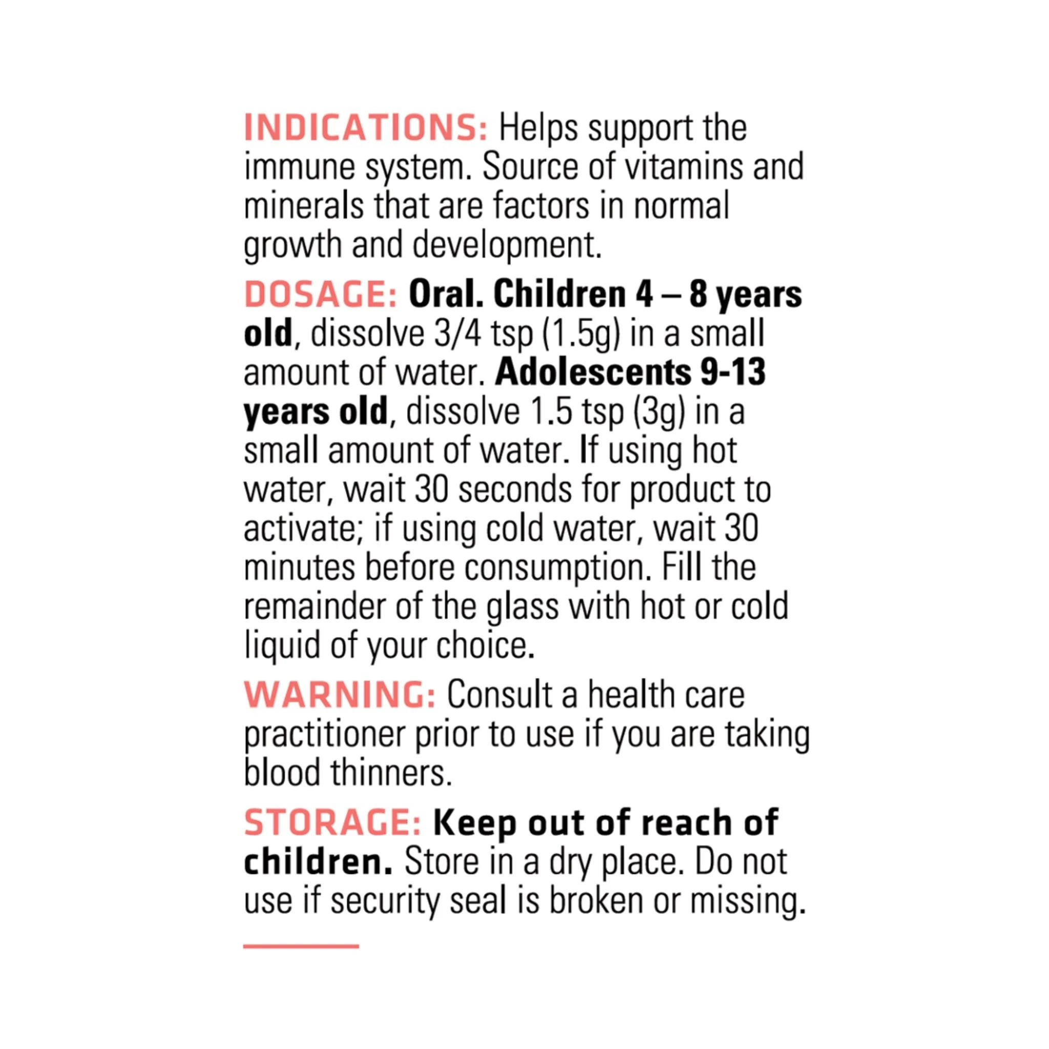 ITL Health Mag365 Kids Fruit Splash 300g