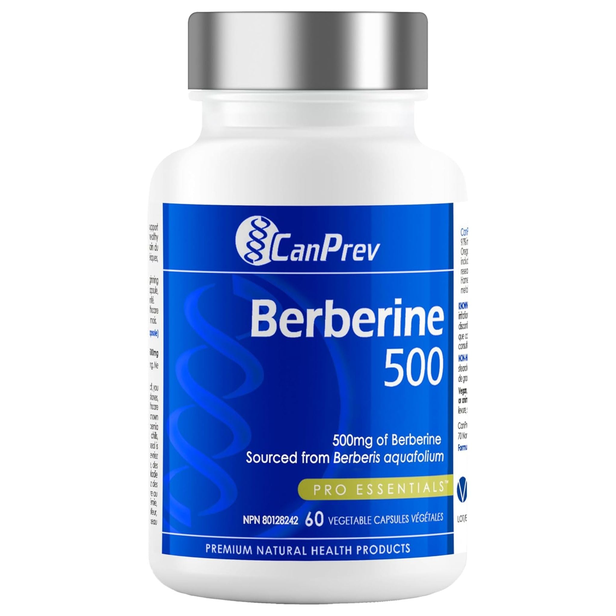 CanPrev Berberine 500mg 60 Vegan Capsules - Nature's Source Inc