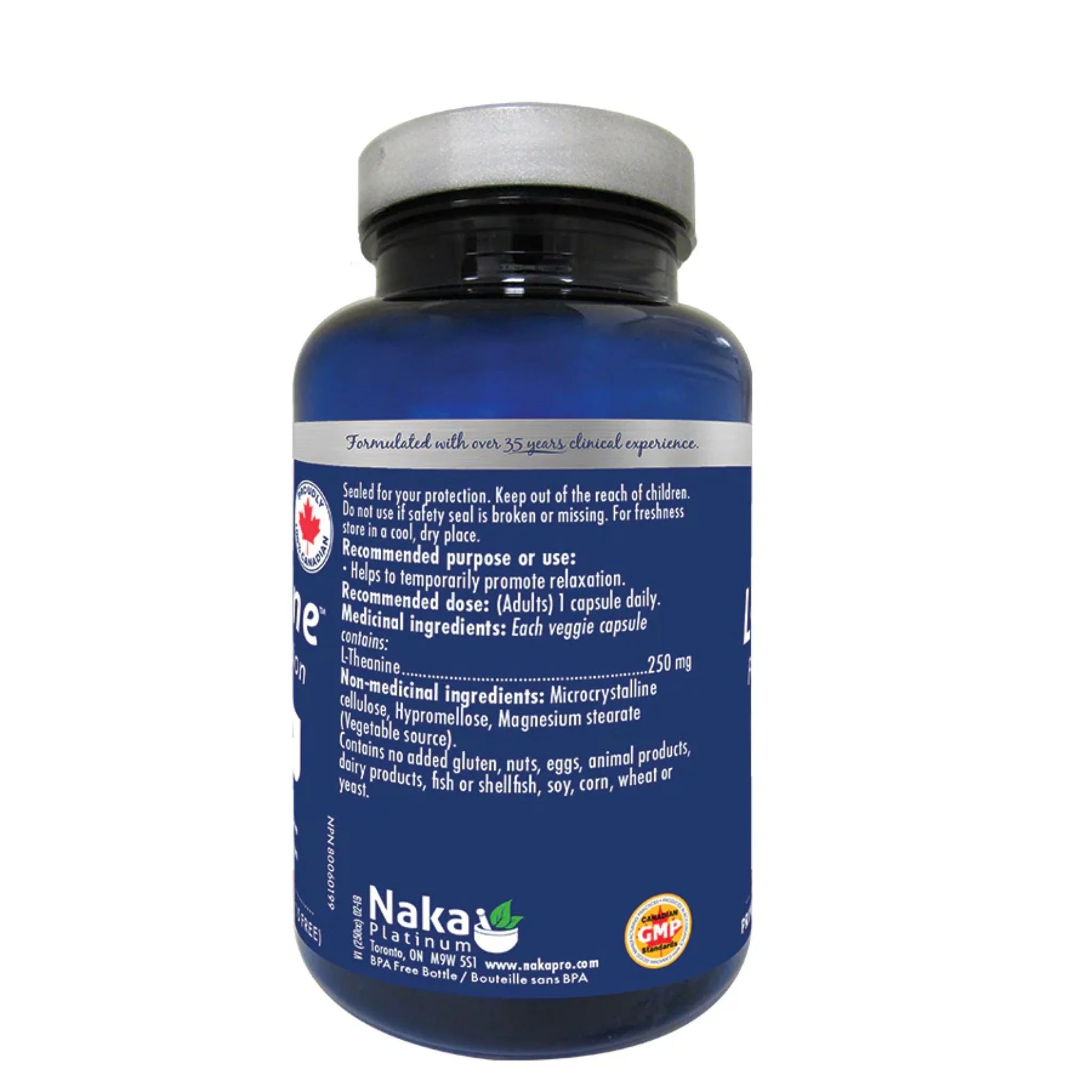 Naka Pro L-Theanine 250mg 75c - Nature's Source Inc