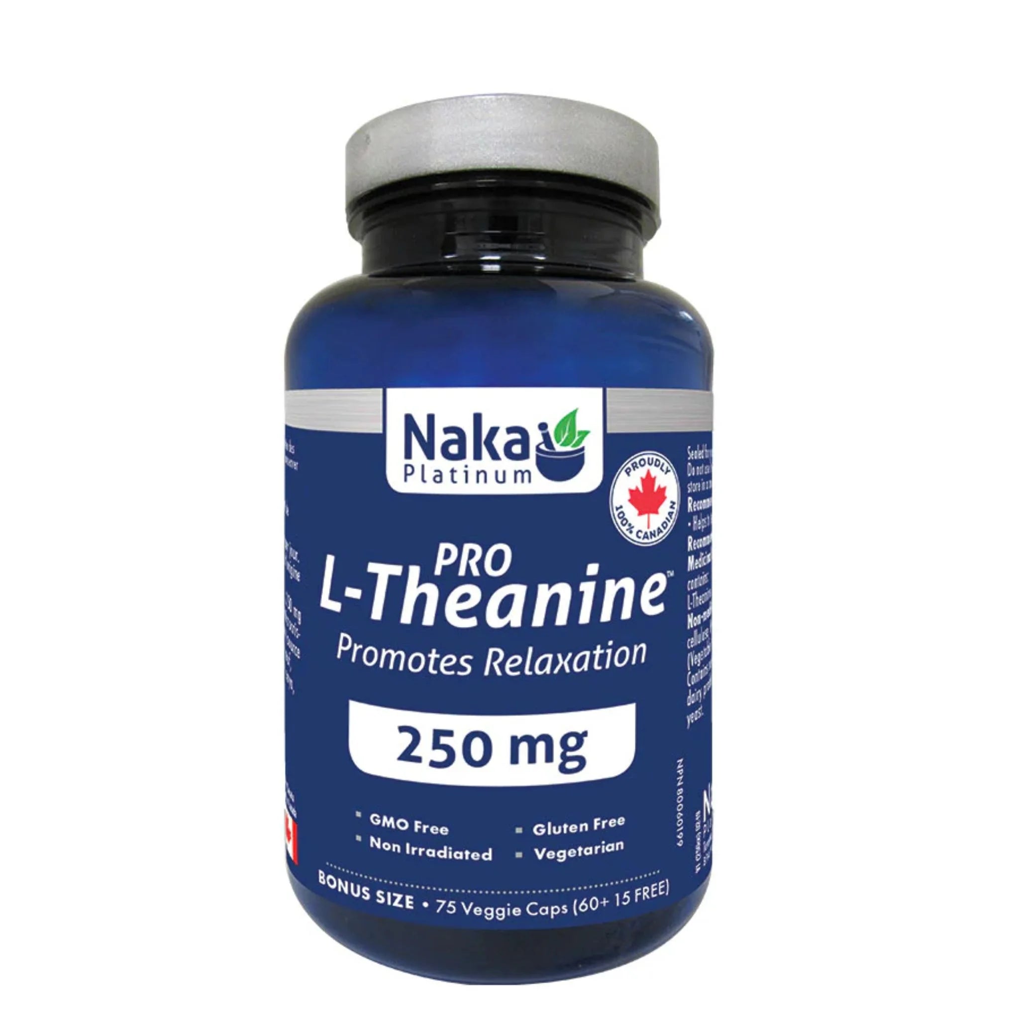 Naka Pro L-Theanine 250mg 75c - Nature's Source Inc