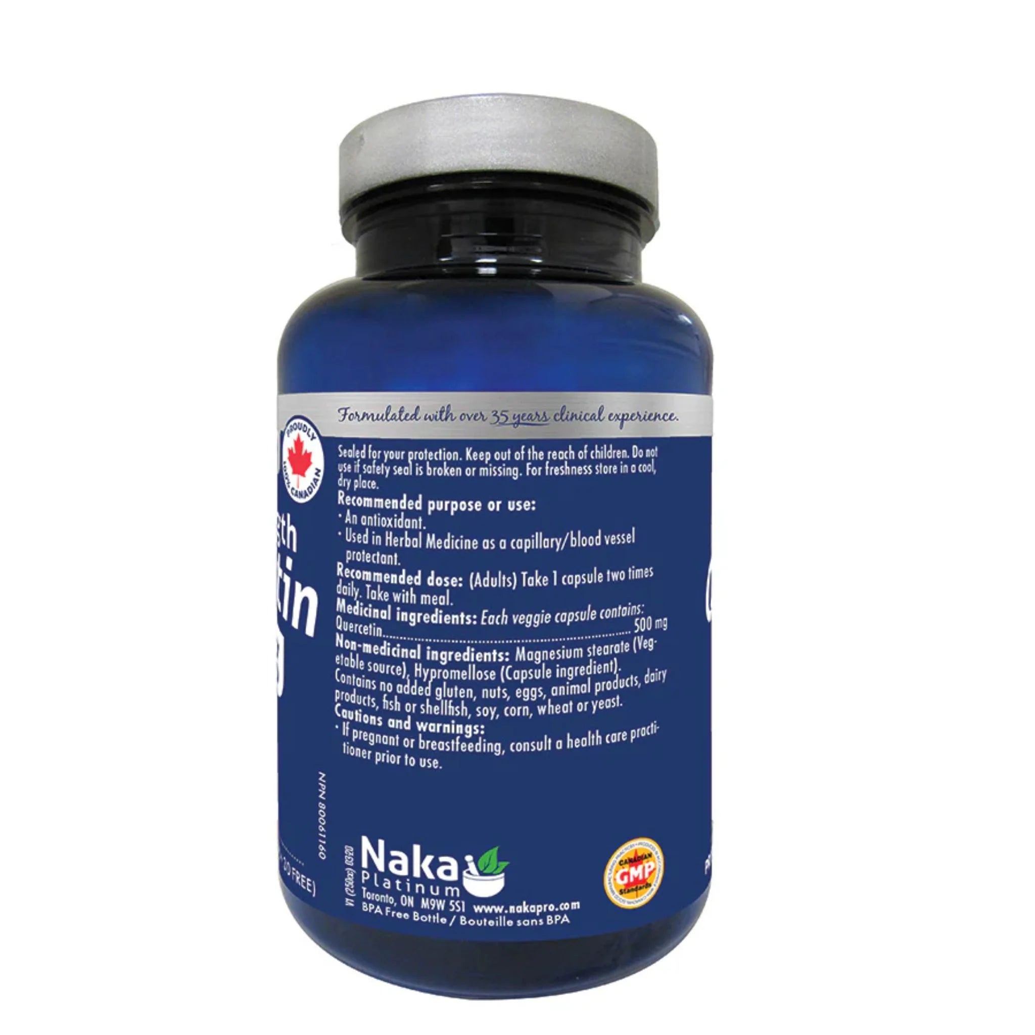Naka Extra Strength Quercetin 500mg 120c