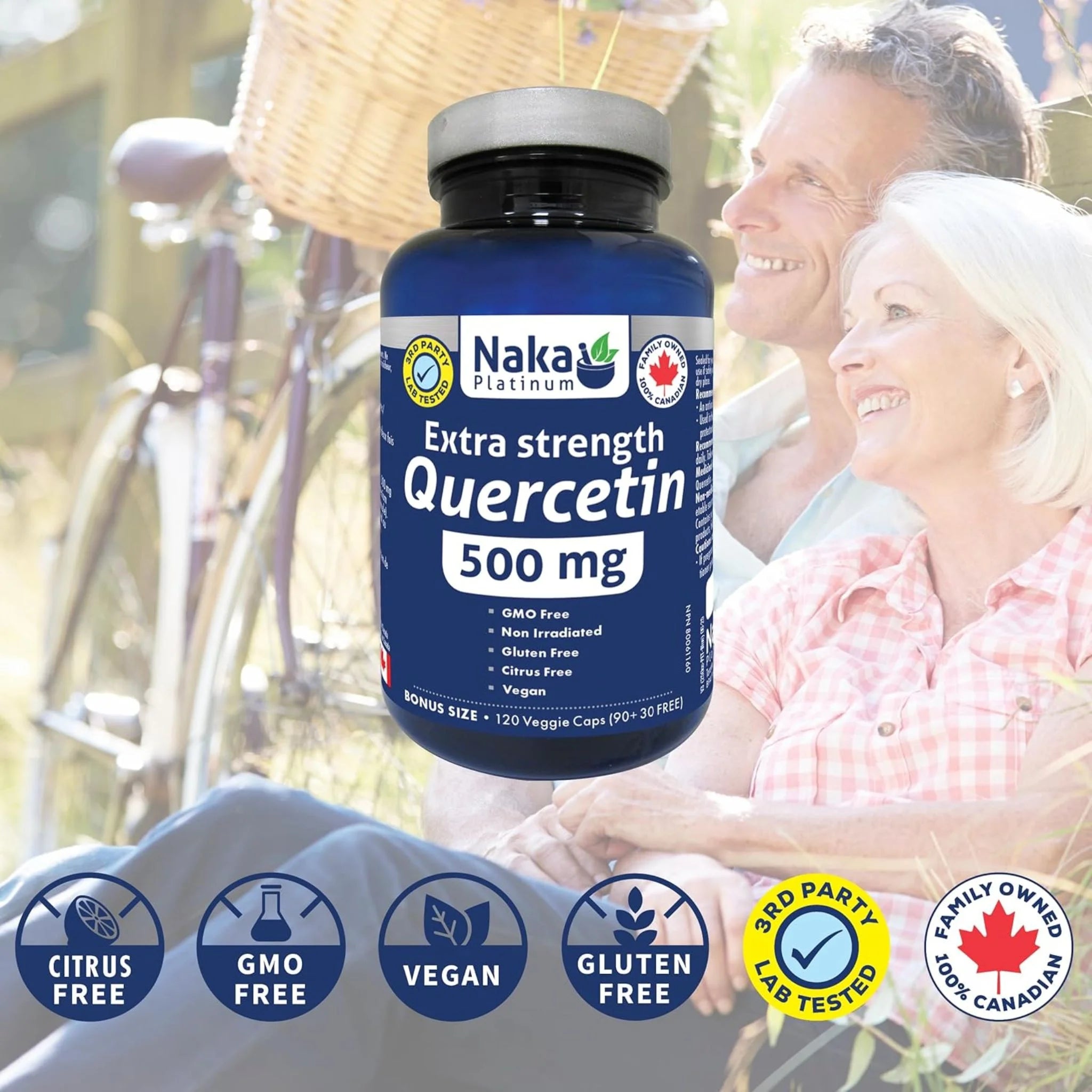Naka Extra Strength Quercetin 500mg 120c