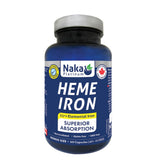 Naka Heme Iron 11mg 60c - Nature's Source Inc