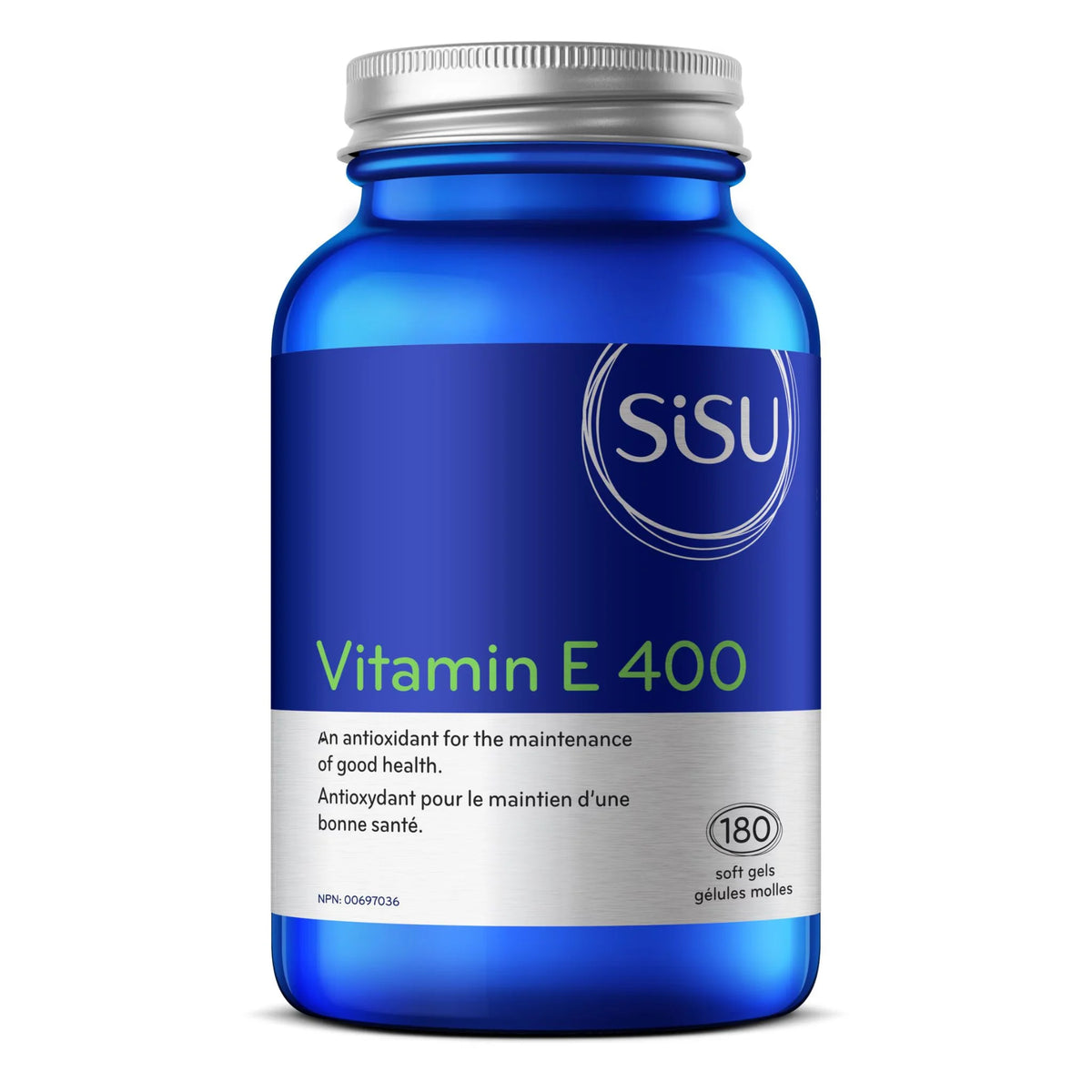 Sisu Vitamin E 400 IU 180 Softgels