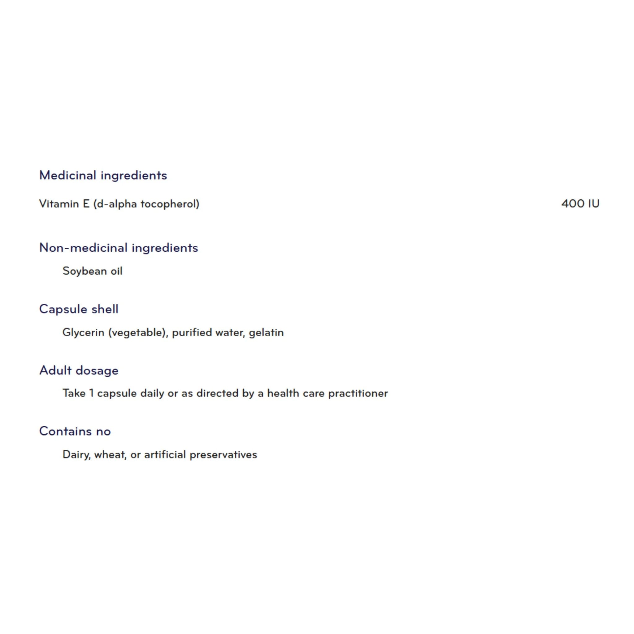 Sisu Vitamin E 400 IU 180 Softgels