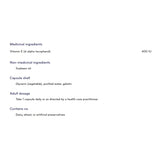 Sisu Vitamin E 400 IU 180 Softgels