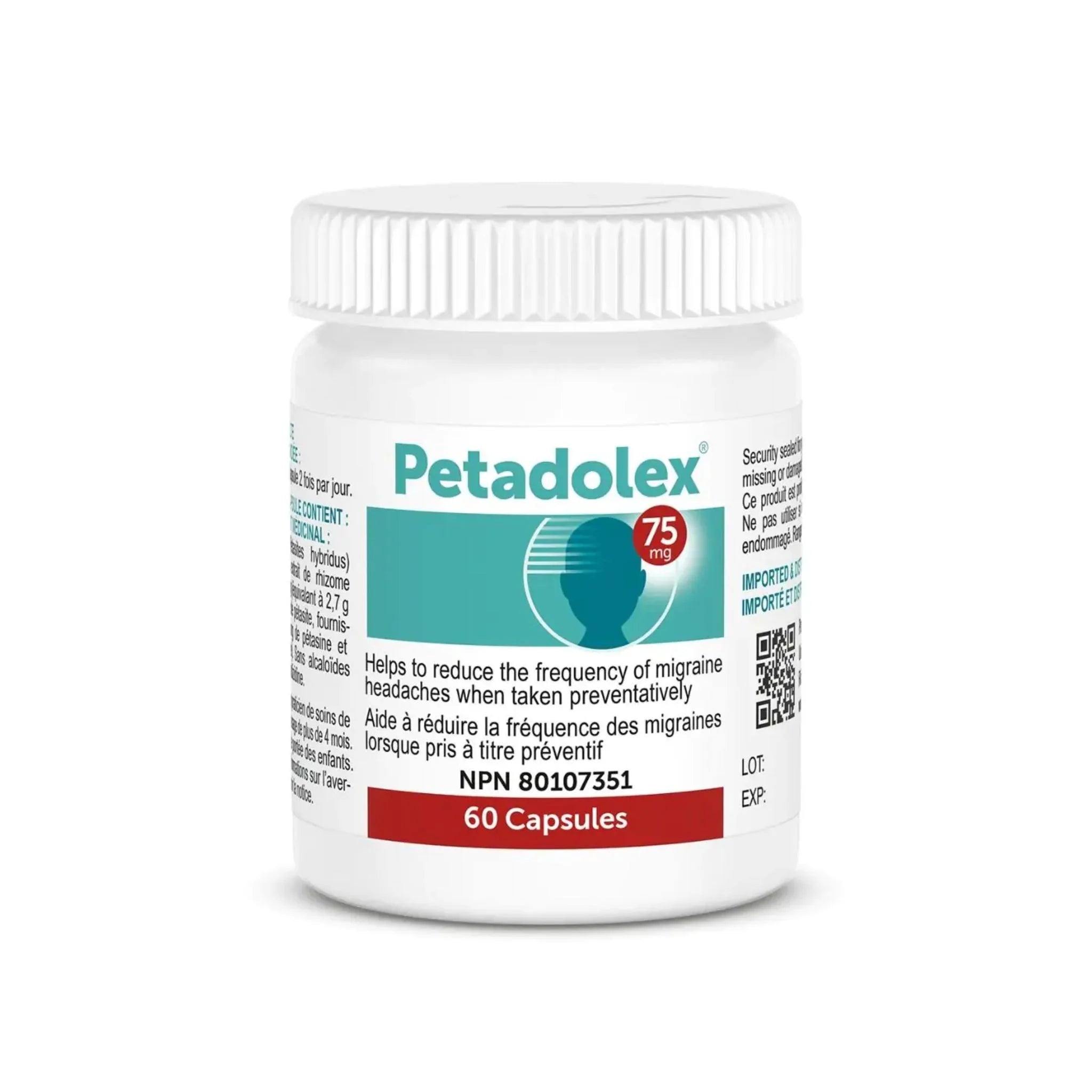 Pascoe Petadolex 75mg, 60 Capsules - Nature's Source Inc