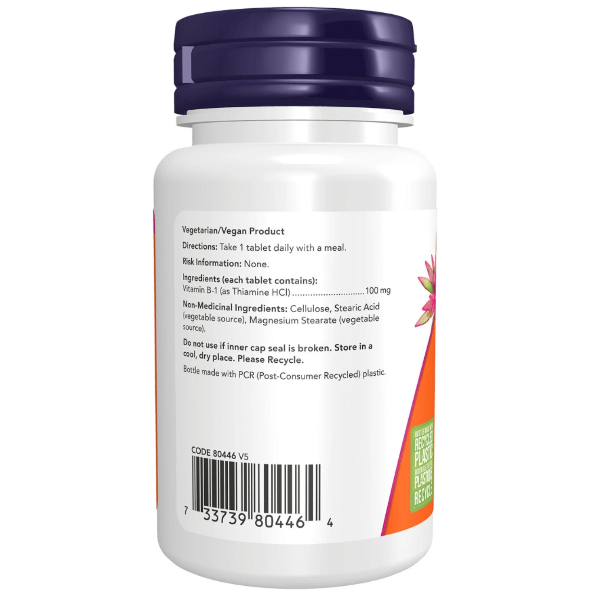 Now B1, 100mg 100 Tablets