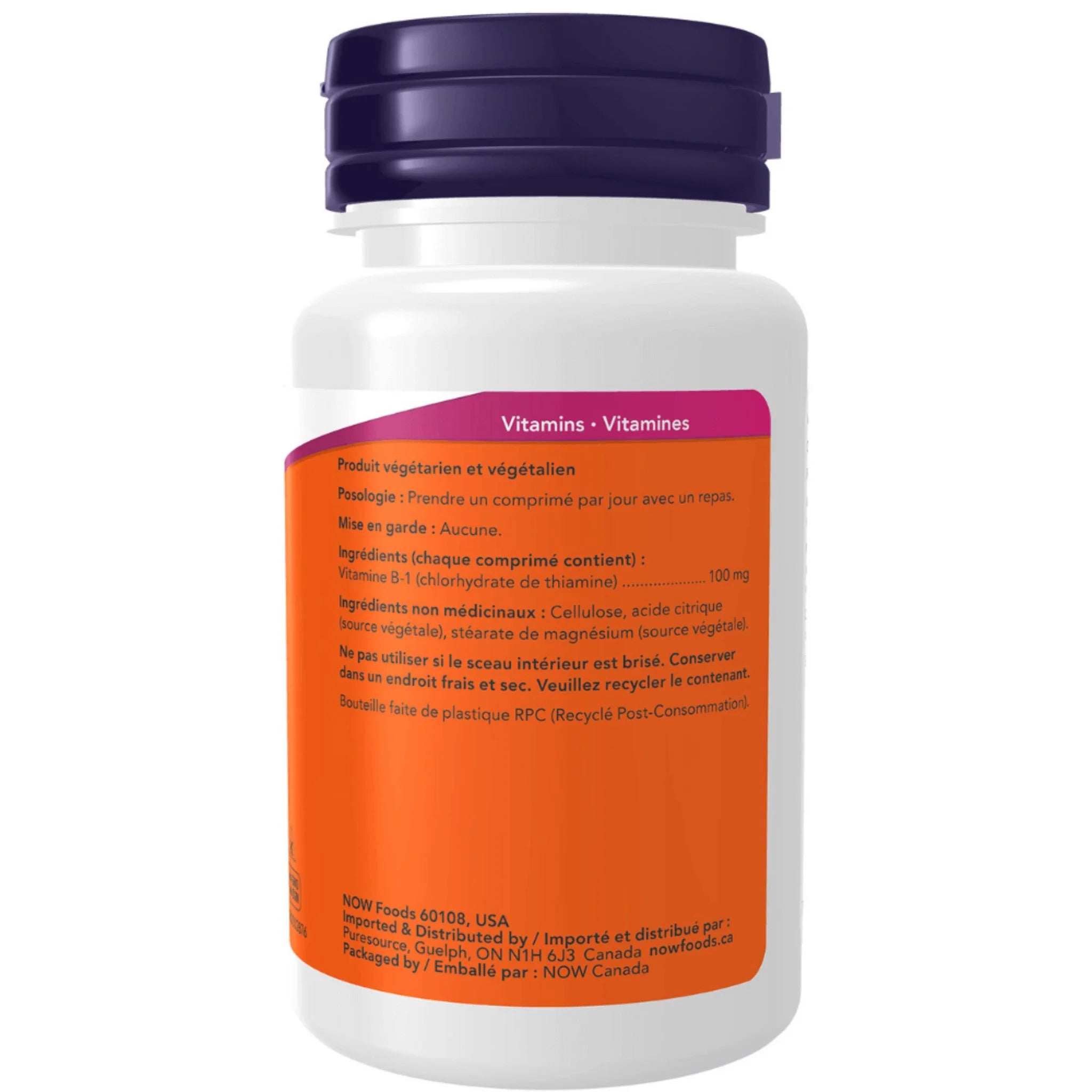 Now B1, 100mg 100 Tablets
