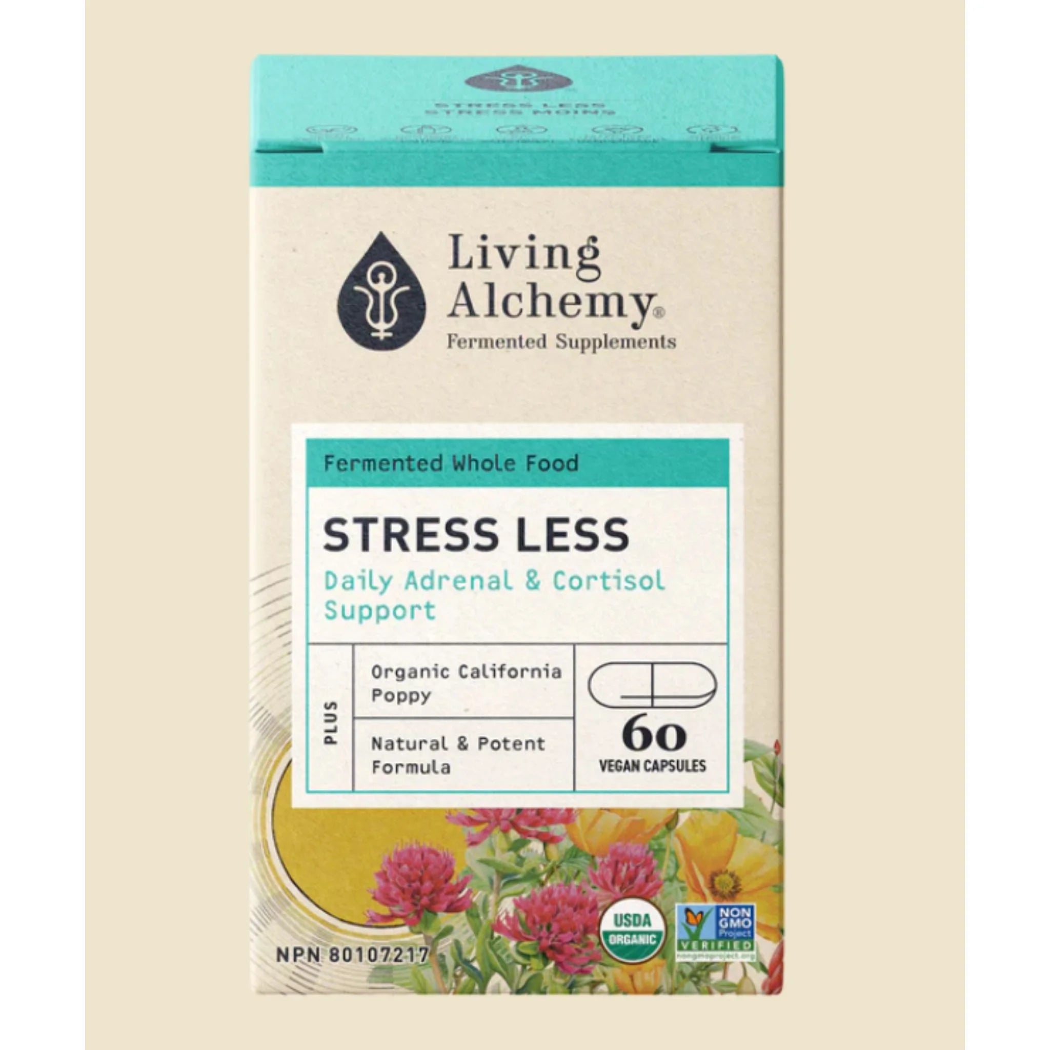 Living Alchemy Stress Less 60 Capsules - Nature's Source Inc
