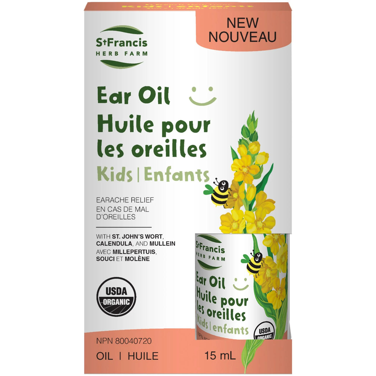 St. Francis Herb Farm Ear Oil Kids 15ml - Nature's Source Inc