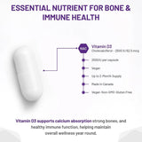 AOR Vitamin D3 2500IU 60 Capsules