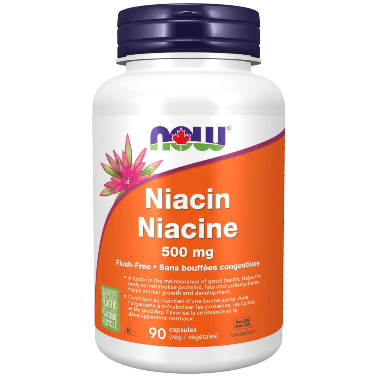 Now Niacin Flush Free 500mg 90 Capsules