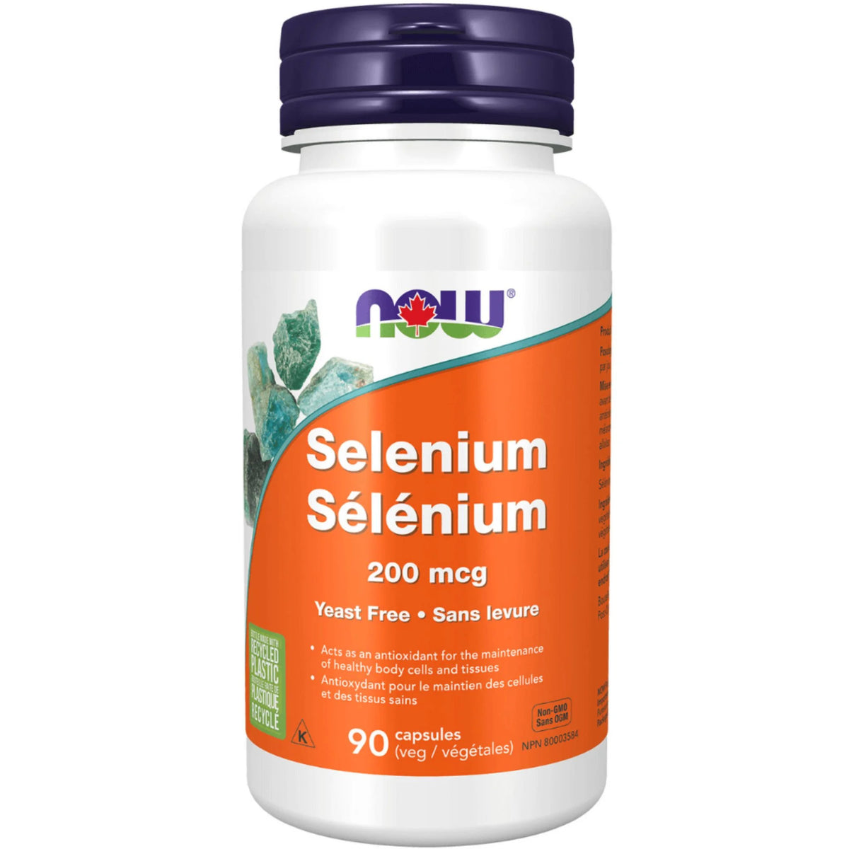 Now Selenium 200mcg 90 Capsules