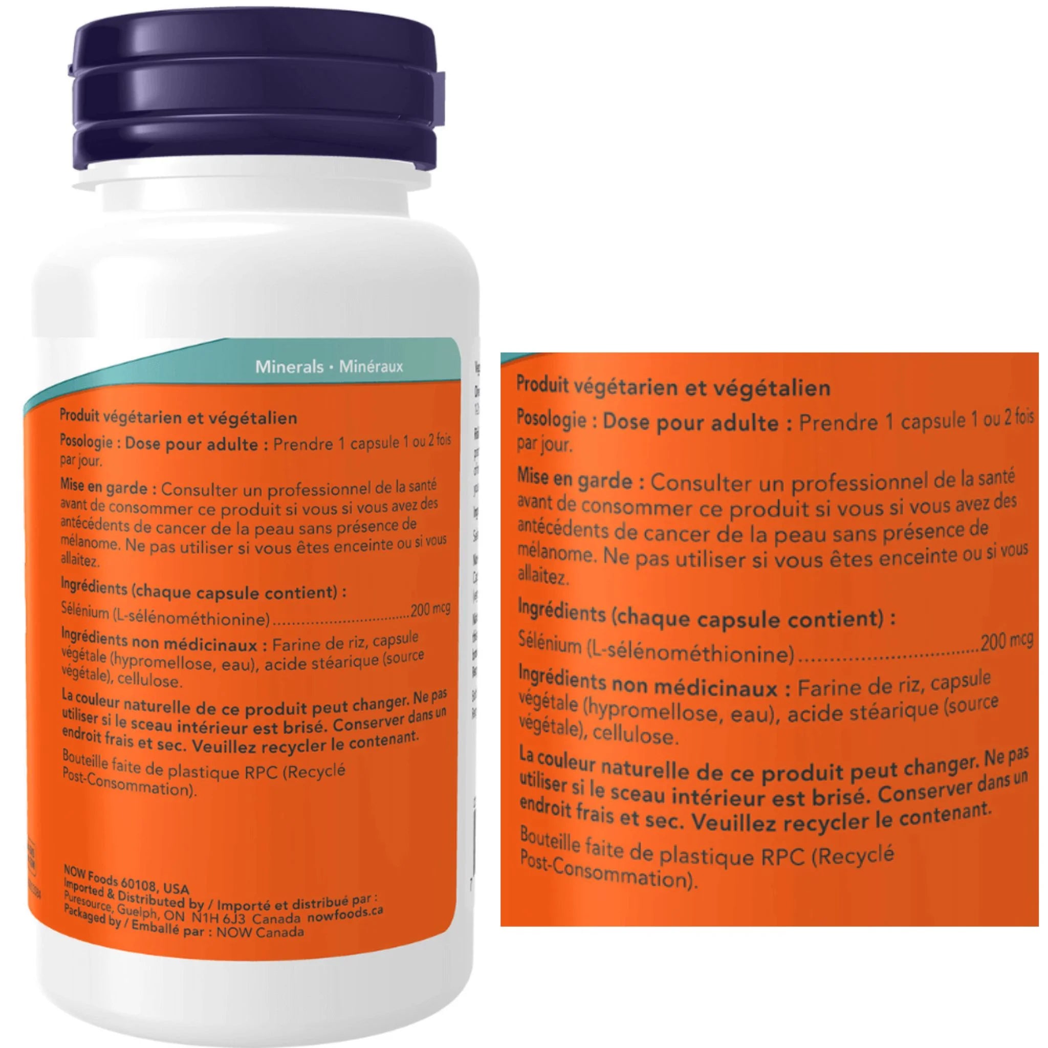 Now Selenium 200mcg 90 Capsules