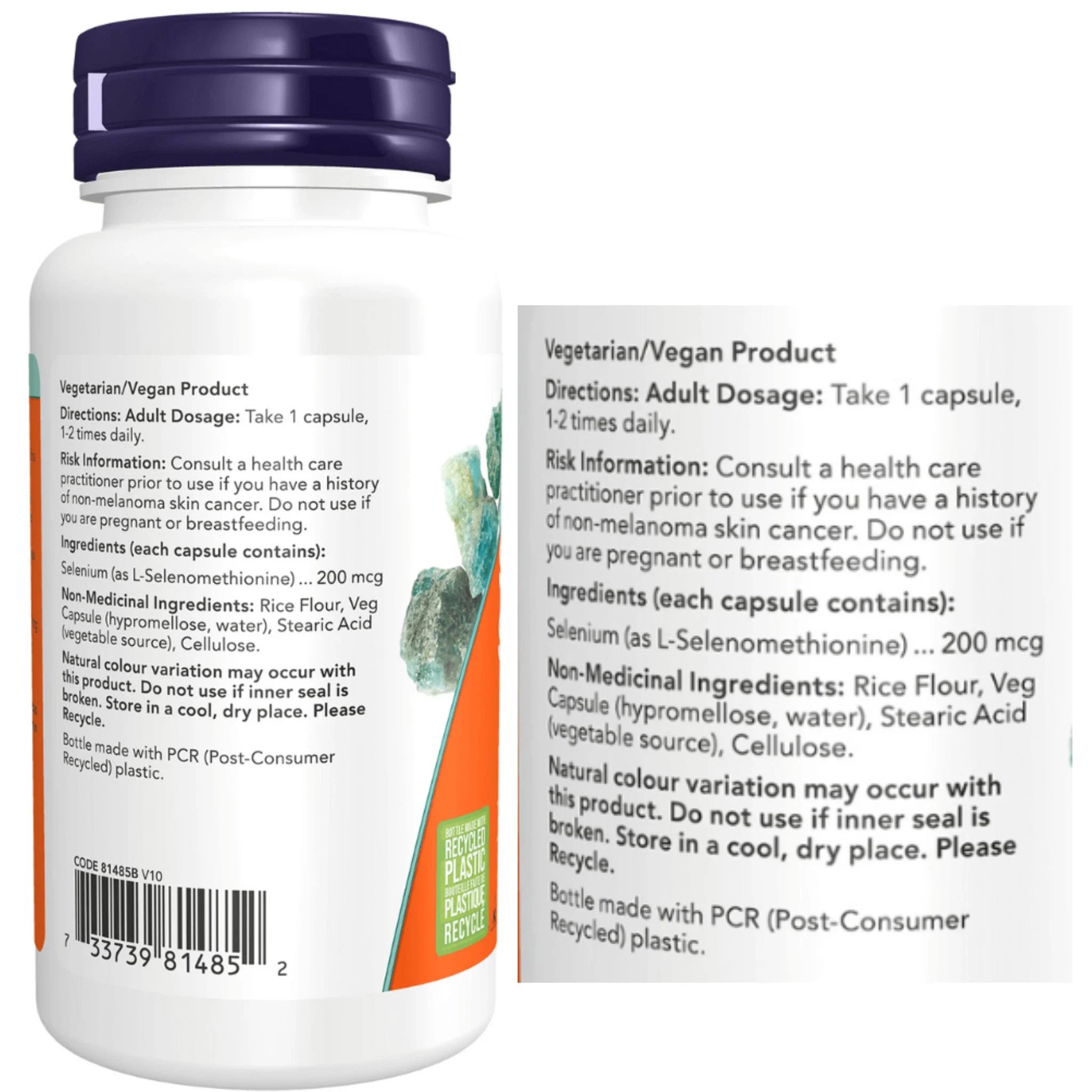Now Selenium 200mcg 90 Capsules