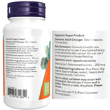 Now Selenium 200mcg 90 Capsules