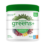 Genuine Health Greens + Unsweetened Natural 208g - Nature's Source Inc