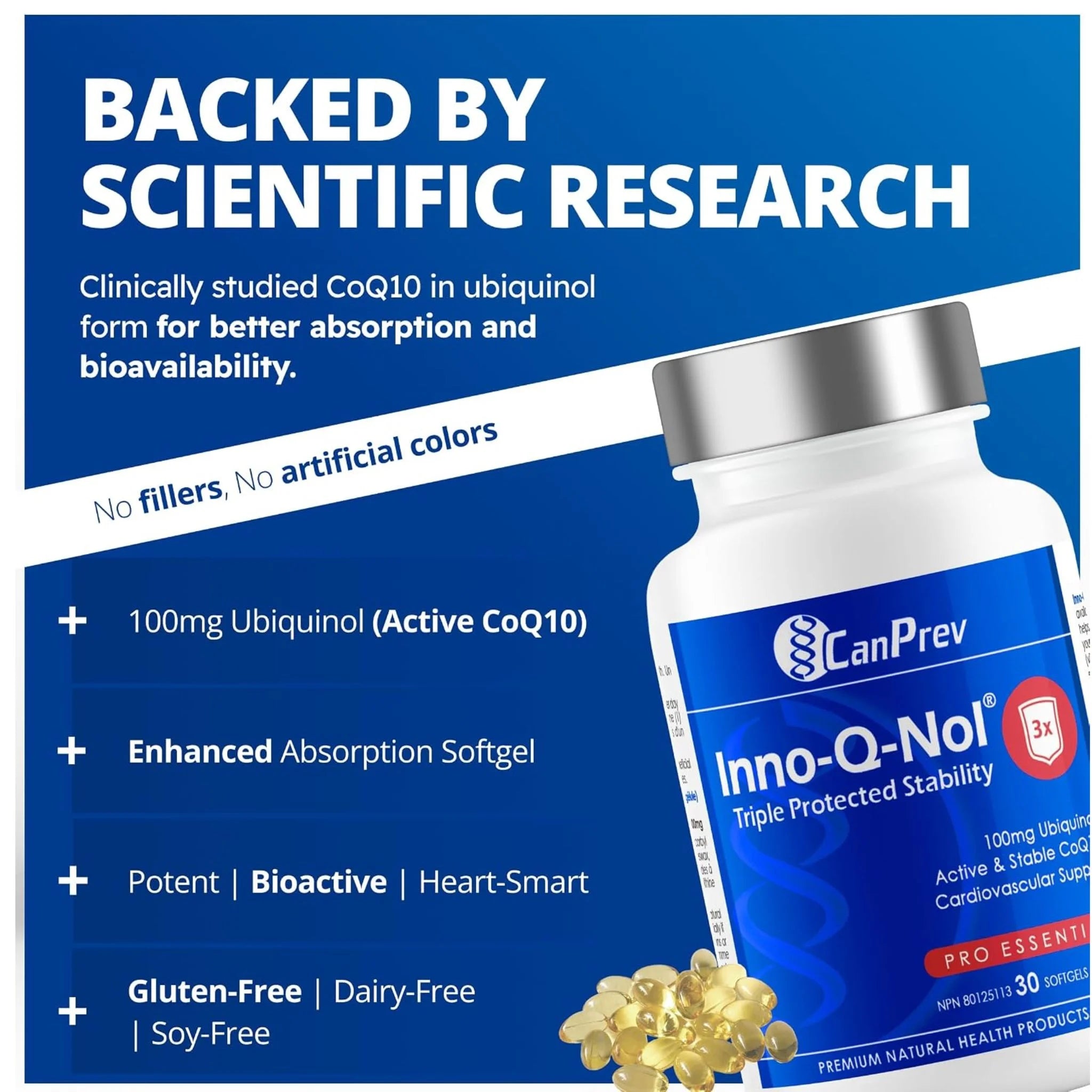 CanPrev Inno Q Nol 100mg 30 Softgels