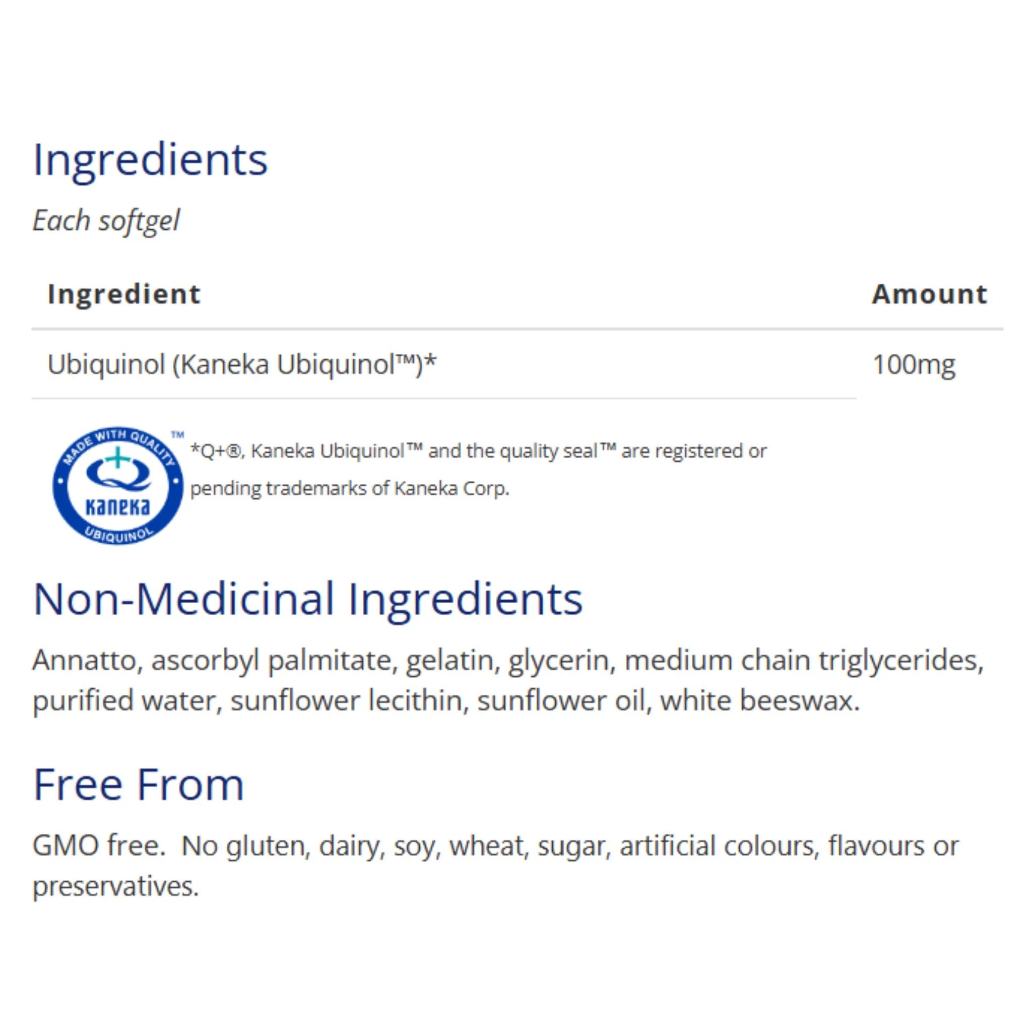 CanPrev Inno Q Nol 100mg 30 Softgels