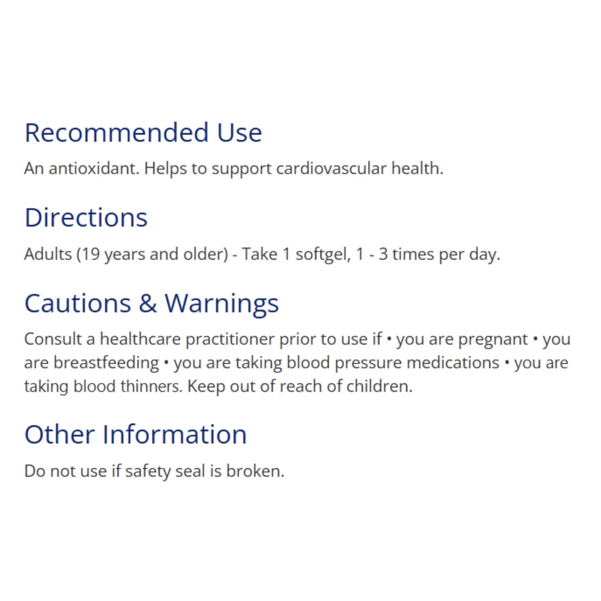 CanPrev Inno Q Nol 100mg 30 Softgels