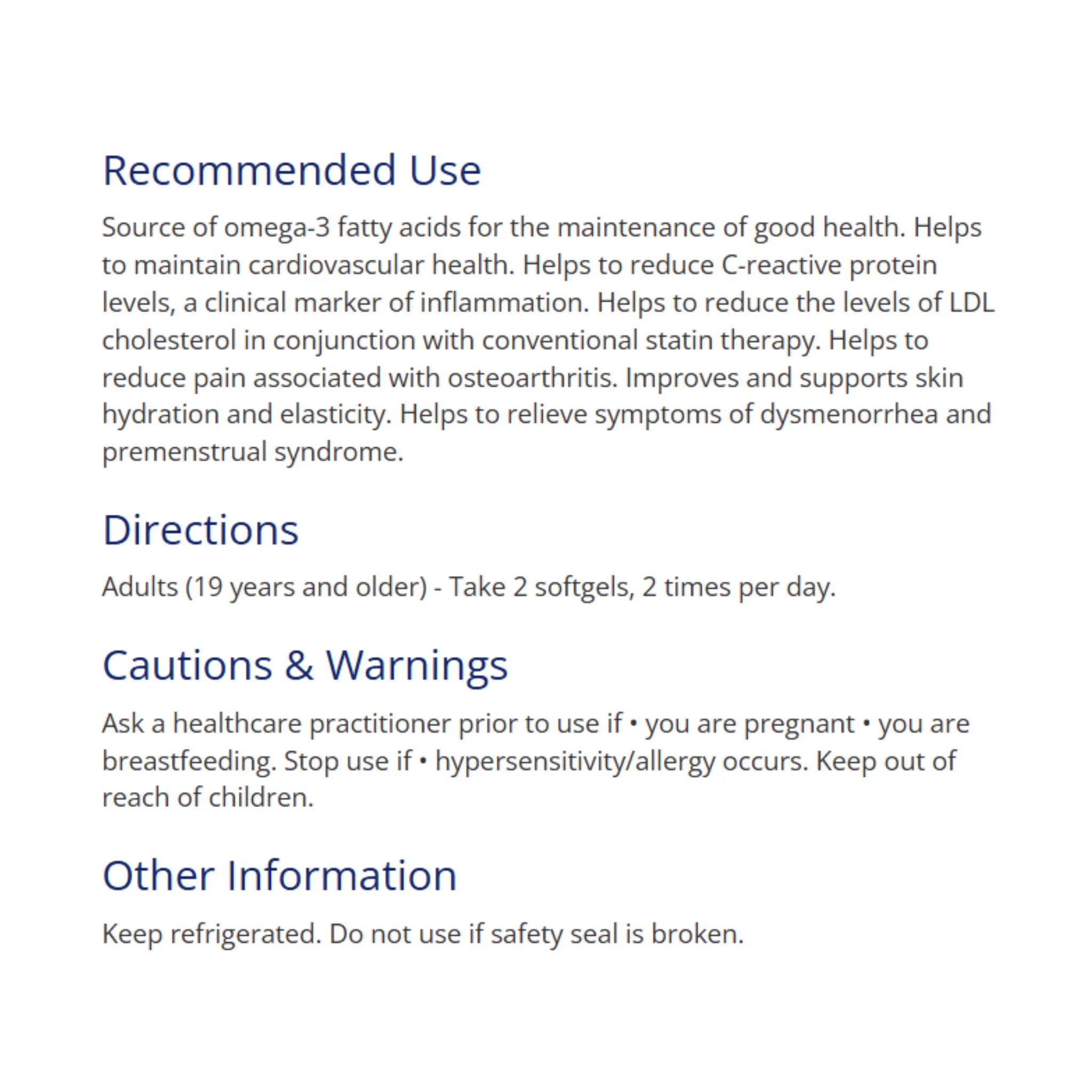 CanPrev Krill Oil 120 Softgels - Nature's Source Inc