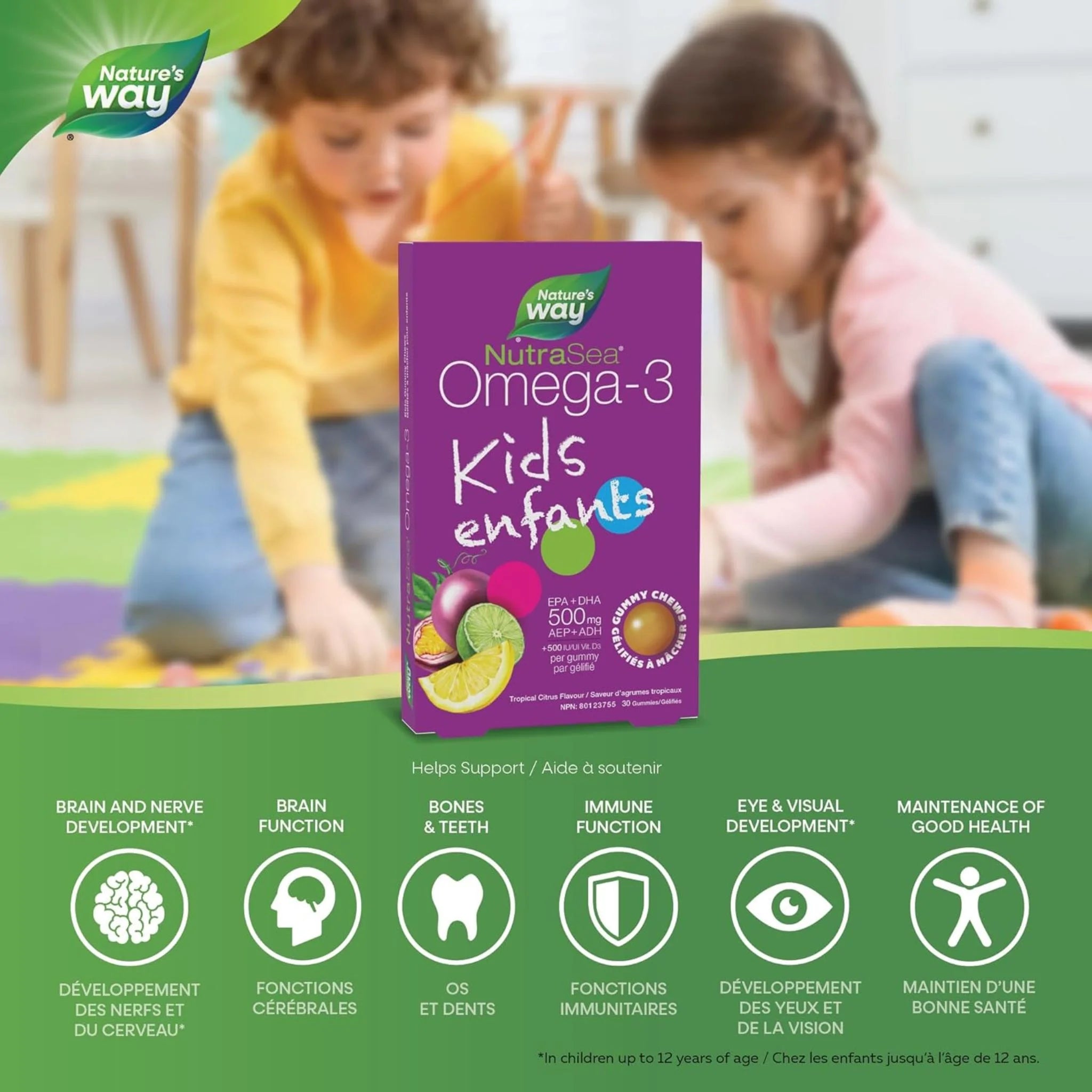 Nutrasea Omega 3 Kids Gummy Chews 30 Gummies