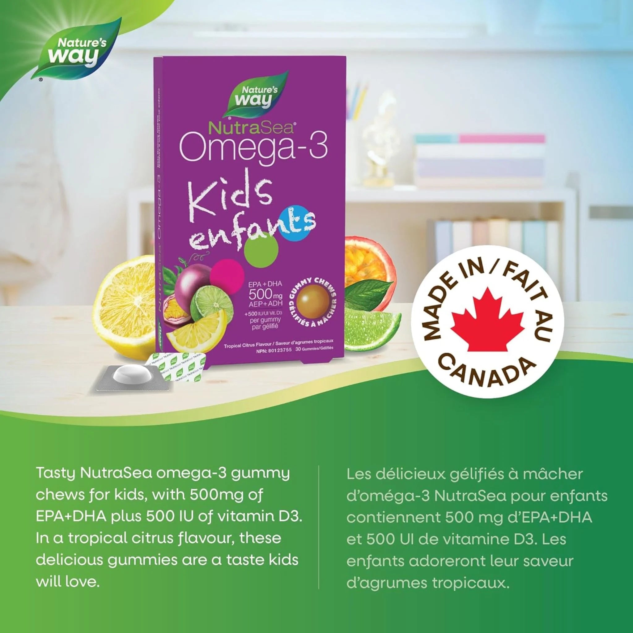 Nutrasea Omega 3 Kids Gummy Chews 30 Gummies