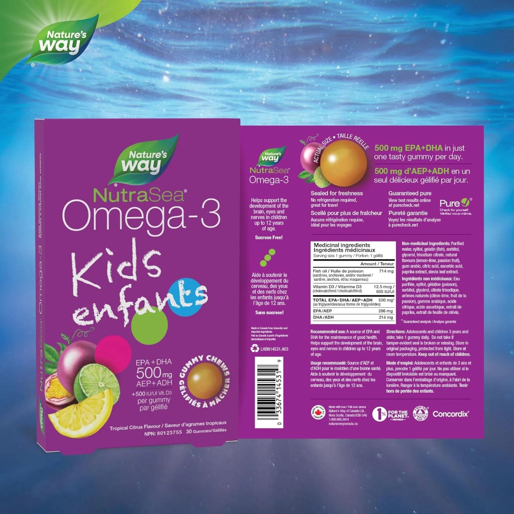 Nutrasea Omega 3 Kids Gummy Chews 30 Gummies