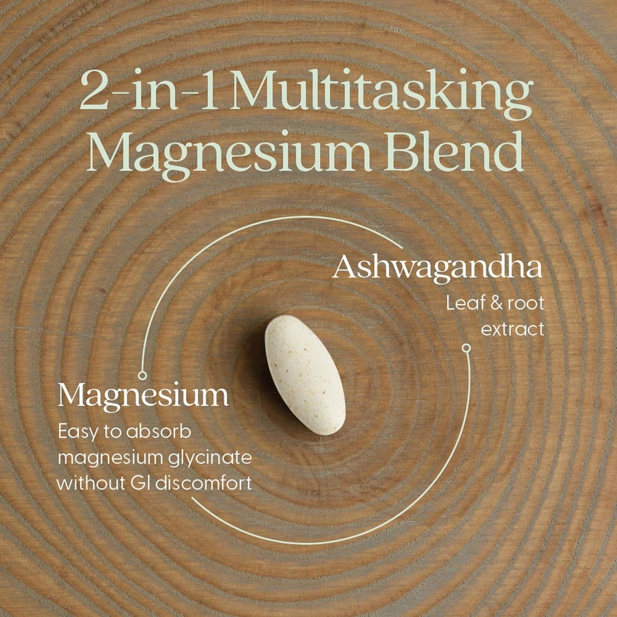 New Chapter Magnesium + Ashwagandha 30 Tablets