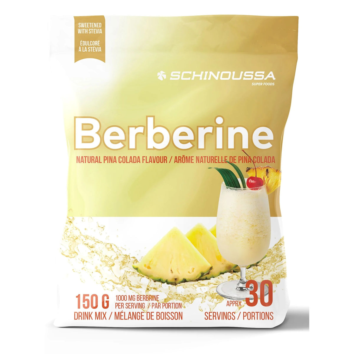 Schinoussa Berberine Drink Mix Pina Colada 150g