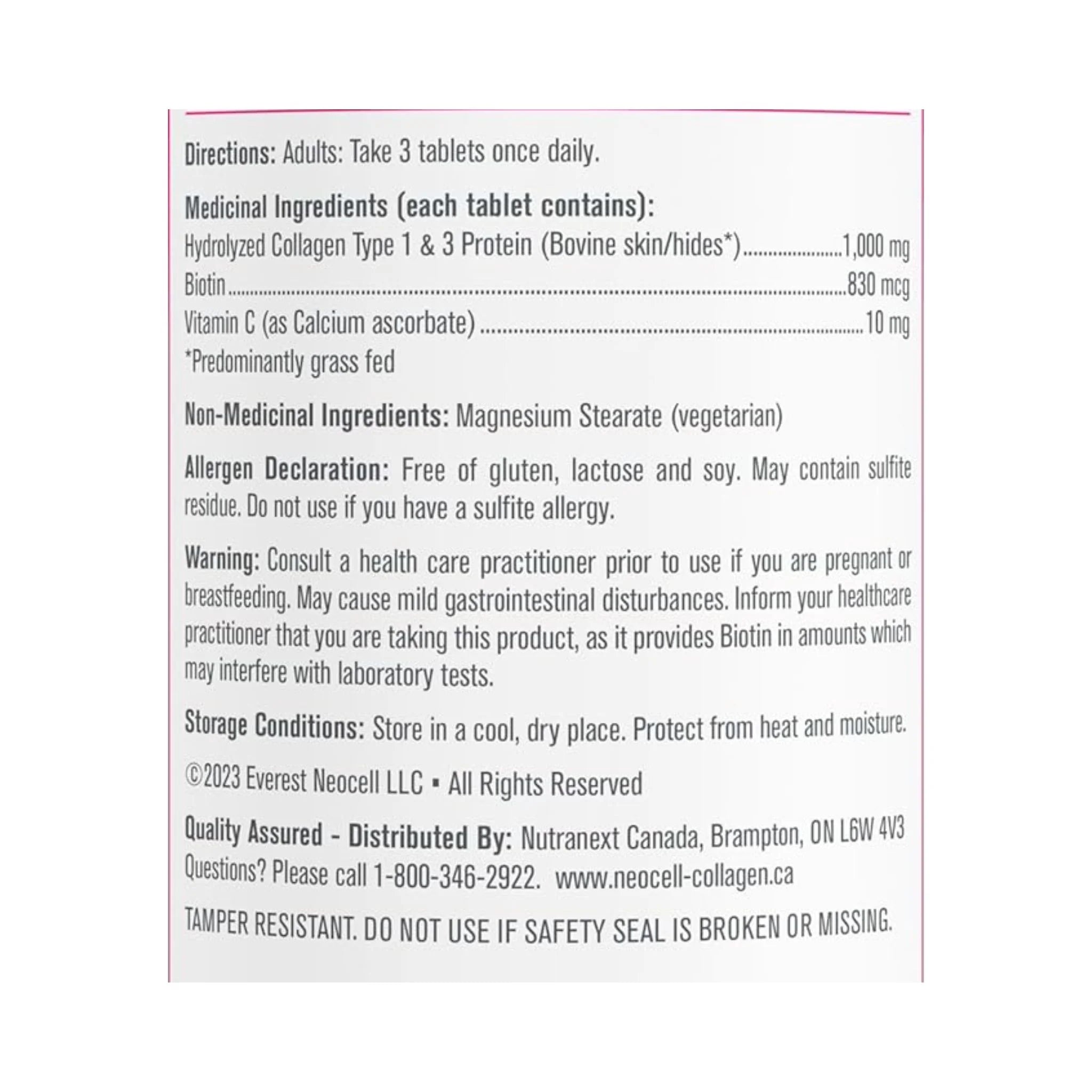 Neocell Super Collagen +C With Biotin 90 Tablets
