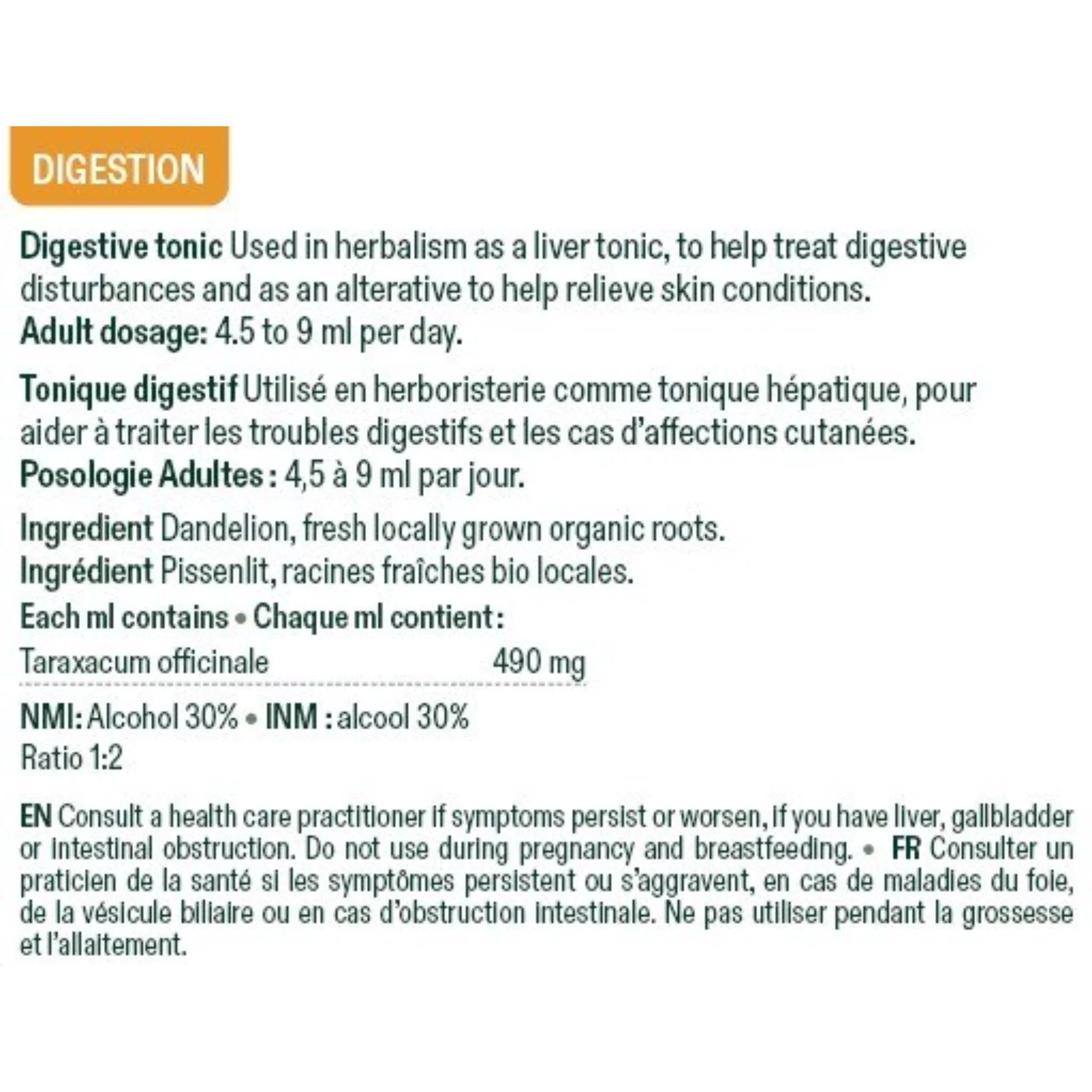 Clef Des Champs Dandelion 50ml