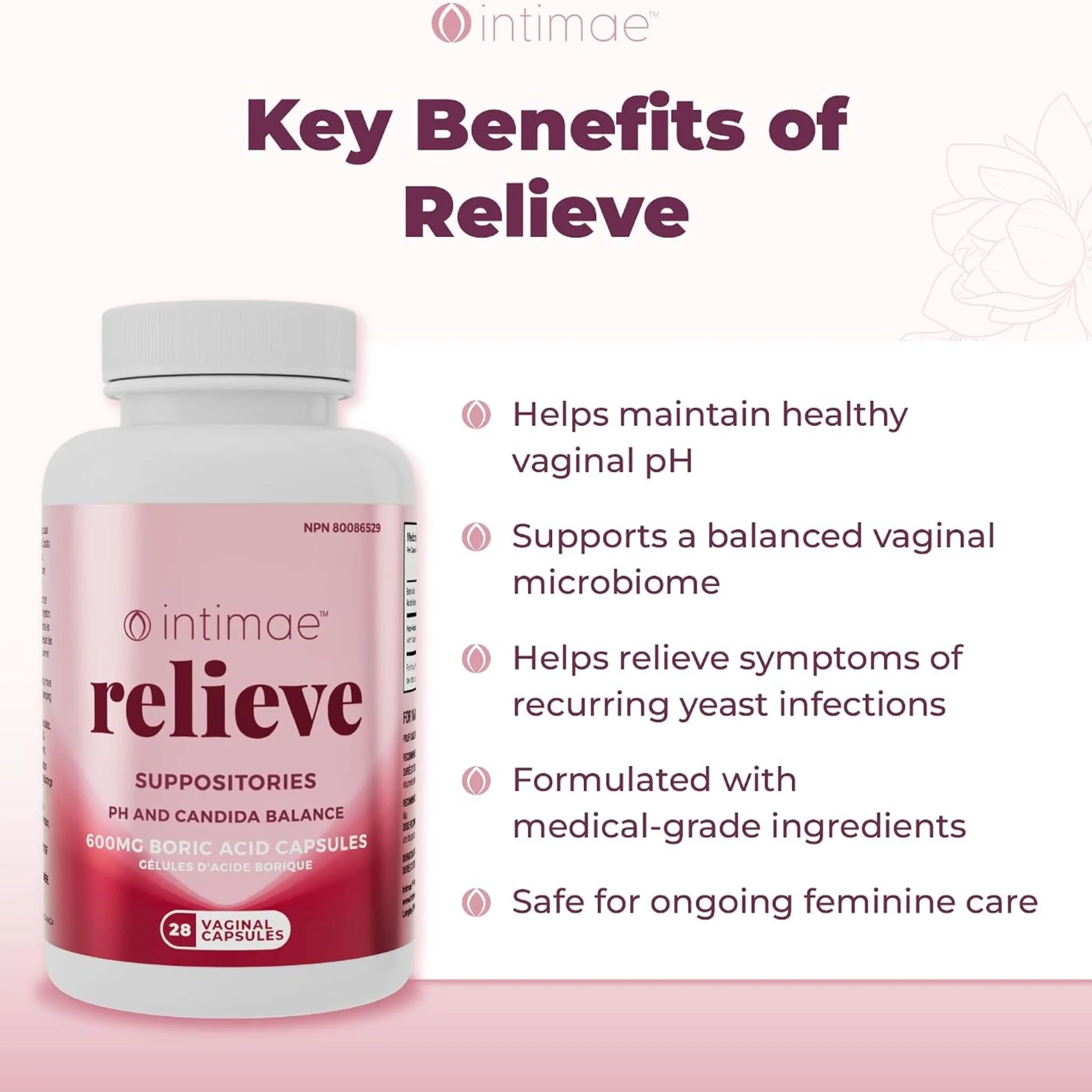 Intimae Relieve 28 Capsules