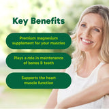 Organika Magnesium Bisglycinate 120 Vegetarian Capsules