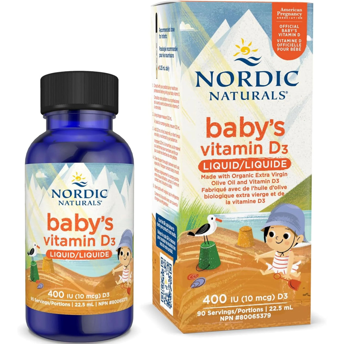 Nordic Naturals Baby D3 Liquid 400IU 22.5ml