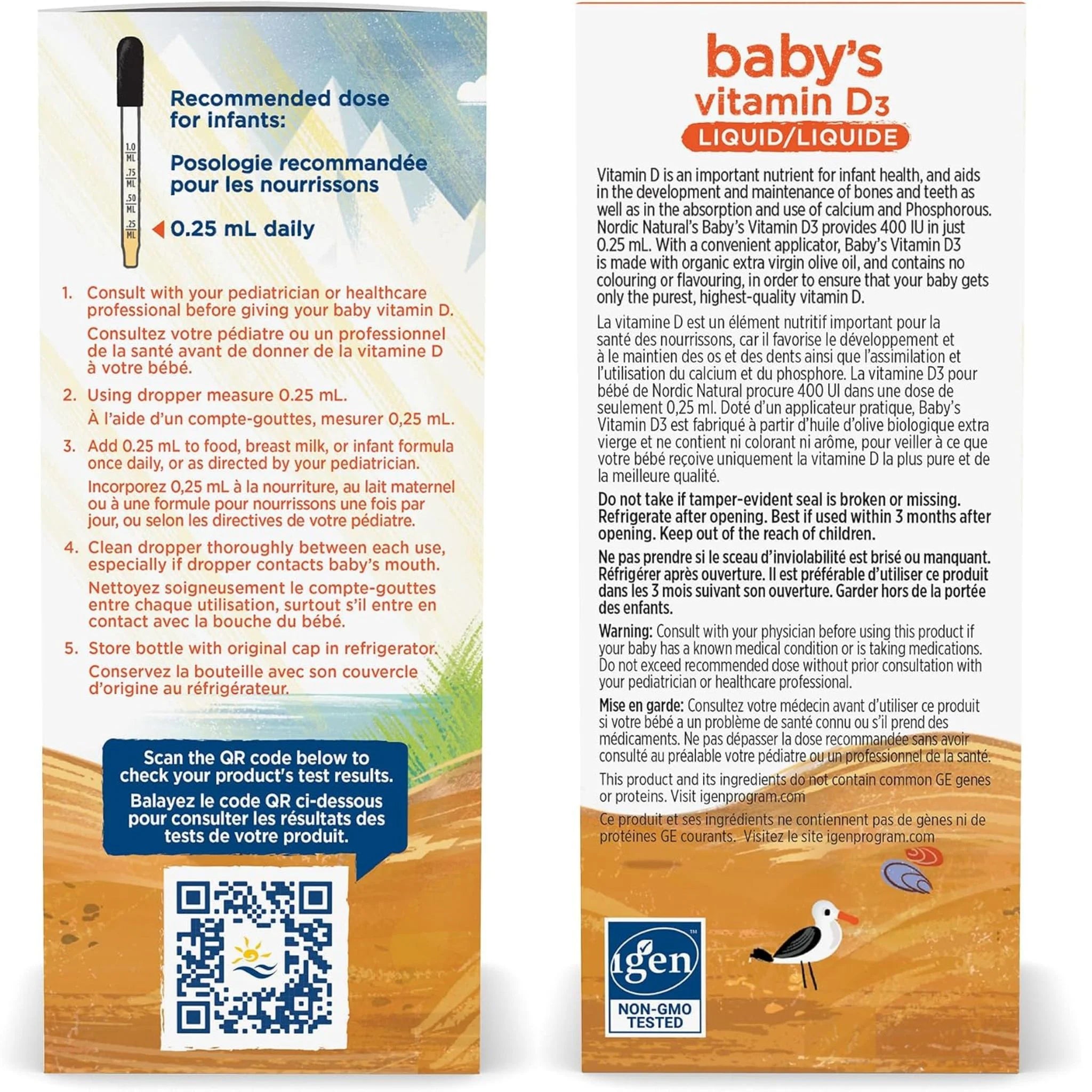 Nordic Naturals Baby D3 Liquid 400IU 22.5ml